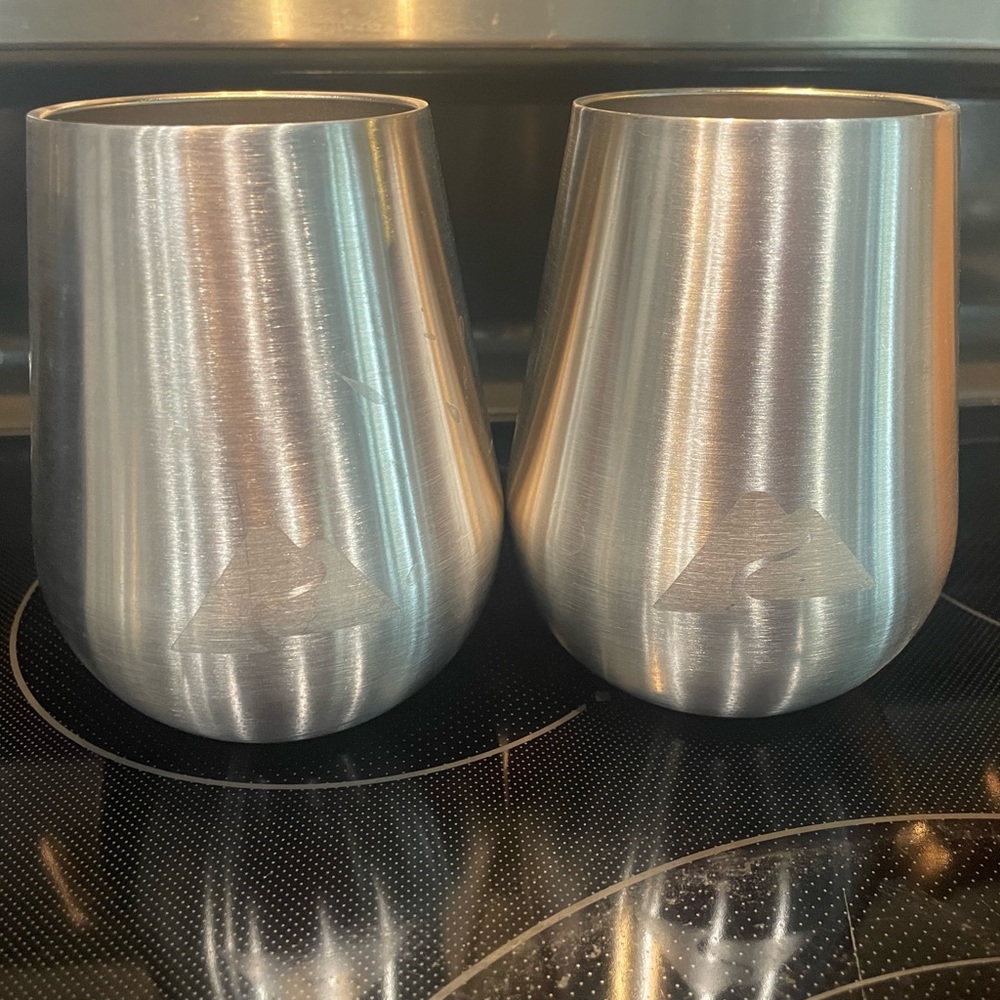 Ozarka stemless wine tumblers. Set of 2.